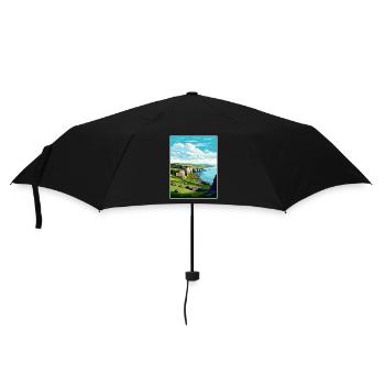 Great Orme Conwy Vintage Travel Poster Souvenir - Umbrella (small) - black - Front