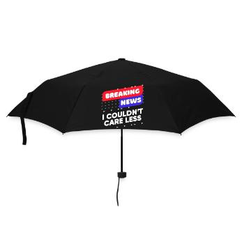 Anyway, cool saying, I don't care about attitude, relax - Umbrella (small) - black - Front
