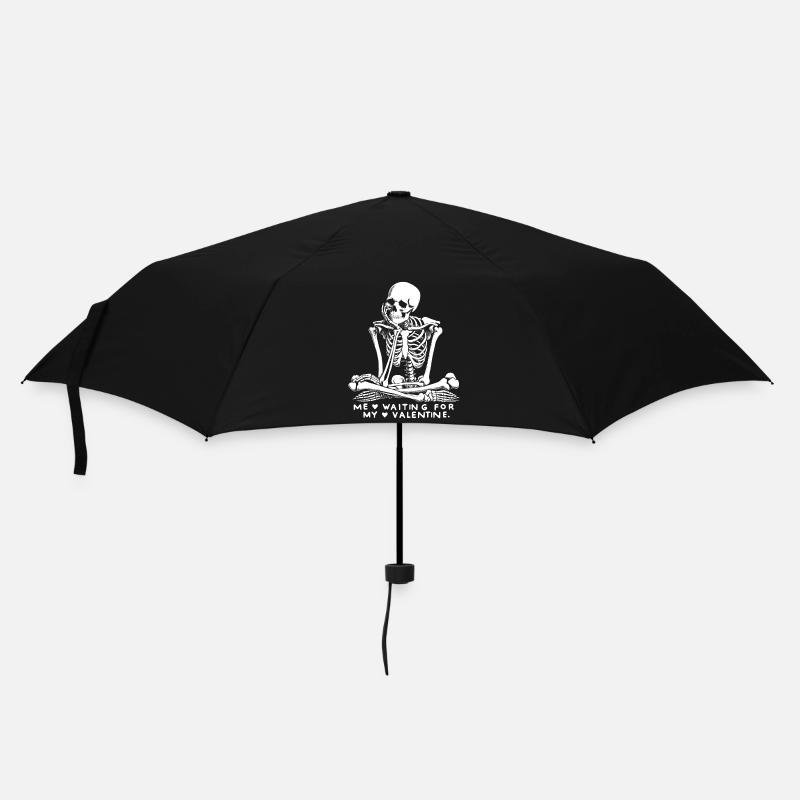 me waiting for my valentine -single ugly valentine - Regenschirm (klein) - Schwarz