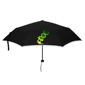Kitesurfeur, Cascade de vagues, Wakeboard, Sports nautiques - Parapluie standard - noir - Devant