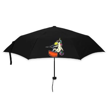 Wakeboard, Unicorn, Water Sports, Surfing, Surfing - Umbrella (small) - black - Front