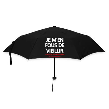 Youth Vintage Humor T shirt - Umbrella (small) - black - Front