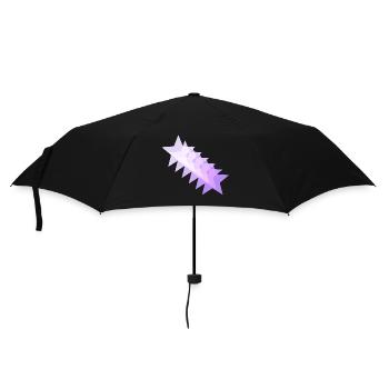 Stars pink purple pink gift idea pattern - Umbrella (small) - black - Front
