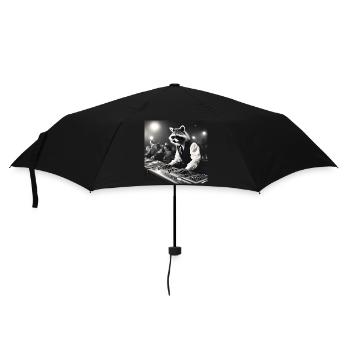 Raccoon / Animal / Photo / Wild / Funny / Robber - Umbrella (small) - black - Front