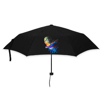 Animal, Bird, Zoo, Parrot, Animal Lover, Pet - Umbrella (small) - black - Front
