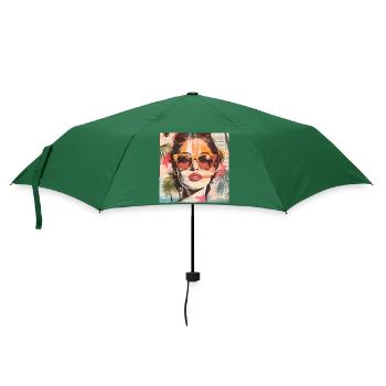 Summer Portrait - Umbrella (small) - bottlegreen - Front
