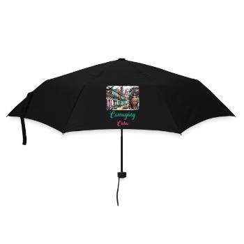 Design de vacances à Camagüey à Cuba - Parapluie standard - noir - Devant