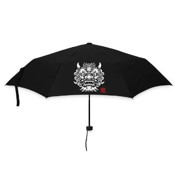 Oni, démon Japonais - Parapluie standard - noir - Devant