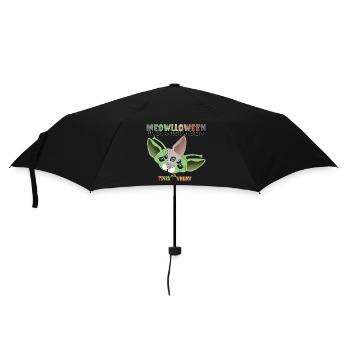 Masque extraterrestre chat sphinx - Parapluie standard - noir - Devant