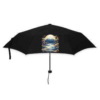 Mount Fuji - Umbrella (small) - black - Front