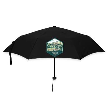 Illustration du Pont Rialto, Venise - Parapluie standard - noir - Devant