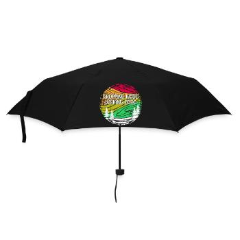 Déclaration en bois hache menuiserie bûcheron scie arbre - Parapluie standard - noir - Devant