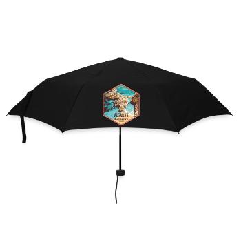 Estudantes beach near Lagos, Algarve - Umbrella (small) - black - Front