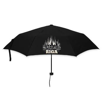Riga Capital Latvia Baltic States Gift - Umbrella (small) - black - Front