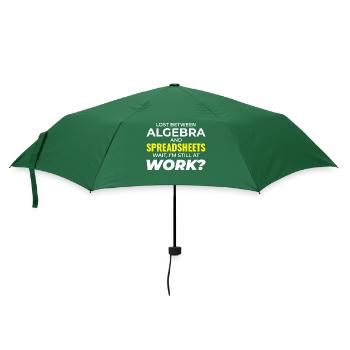 Work Memes Office-Humor Workplace Funny - Umbrella (small) - bottlegreen - Front