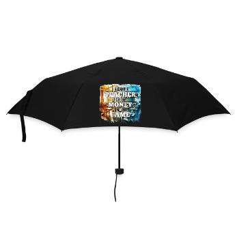 Teacher Teacher Money and Fame Gift - Umbrella (small) - black - Front