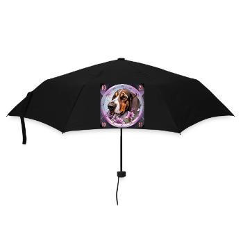 Immer bereit - Regenschirm (klein) - Schwarz - Vorne