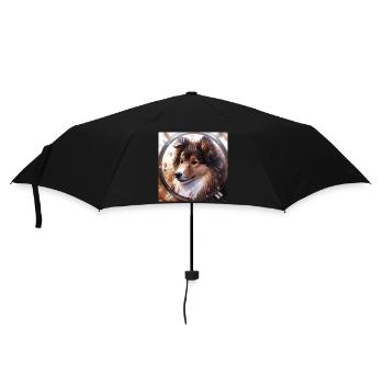 Calme et puissant - Parapluie standard - noir - Devant