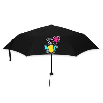 Graffiti Sreet Art Spraydose Sprayer Wildstyle - Regenschirm (klein) - Schwarz - Vorne
