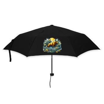 Finance Stocks Taurus Gold Wall Street Gift - Umbrella (small) - black - Front