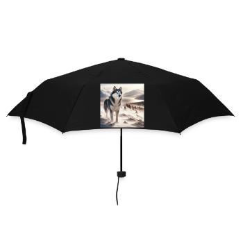 Husky - Umbrella (small) - black - Front