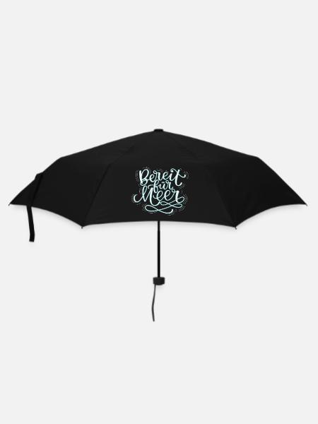 Bereit Für Meer - Regenschirm (klein) - Schwarz