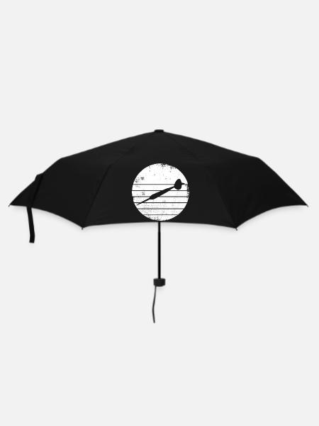 Dartpfeil Skizze - Regenschirm (klein) - Schwarz