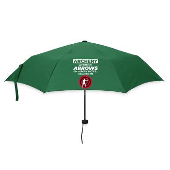 Tir à l’arc Cibles Archer Bullseye Tir Sport - Parapluie standard - vert bouteille - Devant