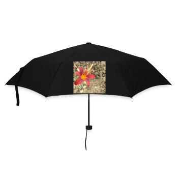 Lily in sepia contrast - Umbrella (small) - black - Front
