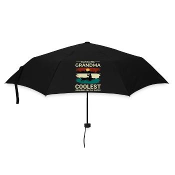 kayaking Gradma Kayak Canoe Kayaker Funny - Umbrella (small) - black - Front