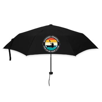 kayaking Gradma Kayak Canoe Kayaker Funny - Umbrella (small) - black - Front