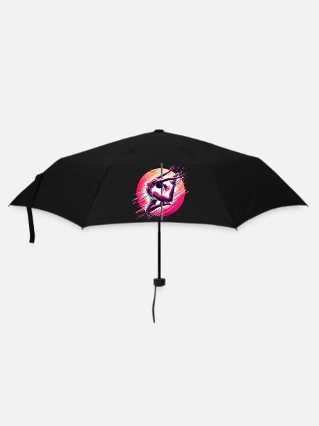 Pole Dance Dynamik pink Geschenk - Regenschirm (klein) - Schwarz