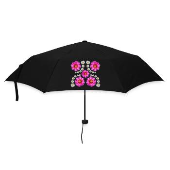 Gazania Daisies Blossoms Gazania Daisies - Umbrella (small) - black - Front