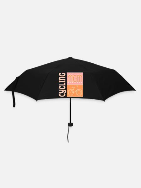 FAHRRAD-MAMA FAHRRAD-KUNST - Regenschirm (klein) - Schwarz