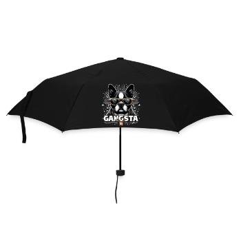 Boston Terrier Gangsta Gangster chien cadeau - Parapluie standard - noir - Devant