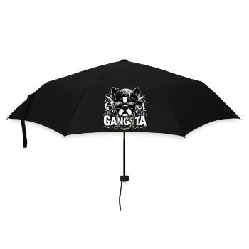 Boston Terrier Gangsta Gangster chien cadeau - Parapluie standard - noir - Devant