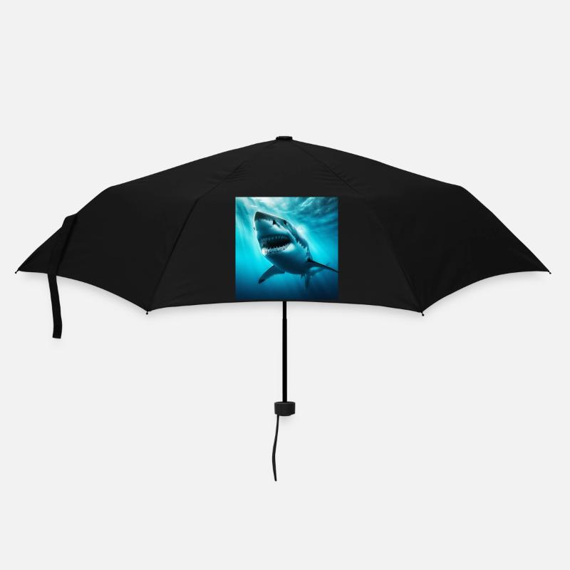 Great White Shark - Umbrella (small) - black