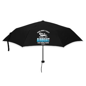 Bateau gonflable Fanboat Bateau hydroglisseur Bateau des marais - Parapluie standard - noir - Devant