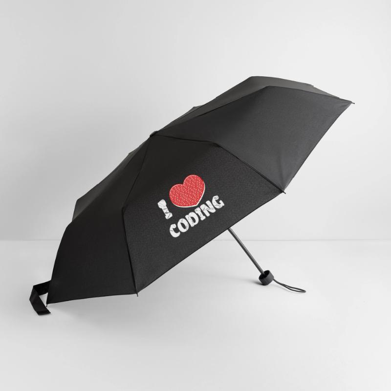 Developer Heart Coding Statement Programmer Umbrella (small)