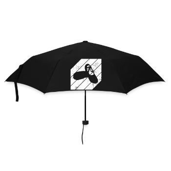 Ballet Shoes Sketch - Umbrella (small) - black - Front