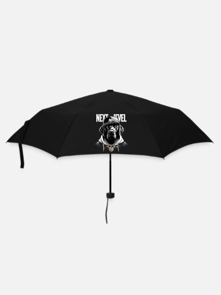 Cadeau pour chien labrador noir Next Level - Parapluie standard - noir