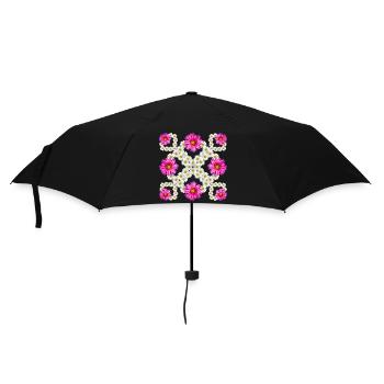 Gazania Marguerite Blossom Floral Pattern Daisies - Umbrella (small) - black - Front