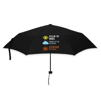 Air Traffic Controller ATC Coffee Aviation Humor - Umbrella (small) - black - Front