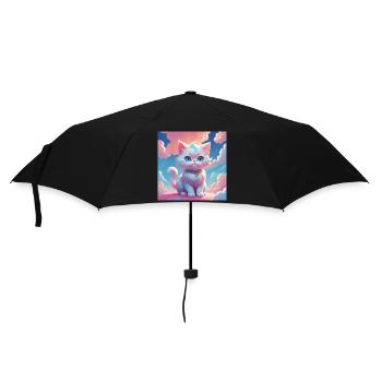 Kitten - Umbrella (small) - black - Front