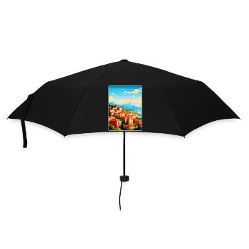Grenade Espagne Affiche de voyage vintage WPA Souvenir - Parapluie standard - noir - Devant