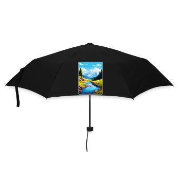 Aiguestortes I Estany de Sant Maurici Park Spanien - Regenschirm (klein) - Schwarz - Vorne