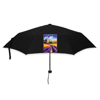 Provence Frankreich Vintage Reiseplakat Souvenir WPA - Regenschirm (klein) - Schwarz - Vorne