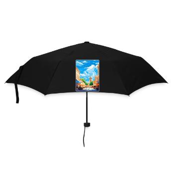 Nimes France Vintage Travel Poster WPA Souvenir - Umbrella (small) - black - Front