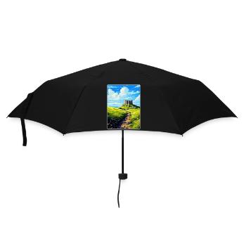 Downhill Demesne Irlande Royaume-Uni Vintage Affiche de voyage - Parapluie standard - noir - Devant