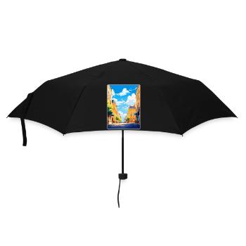 Nancy Frankreich Vintage Reiseposter WPA Souvenir - Regenschirm (klein) - Schwarz - Vorne